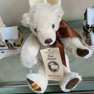 Vintage Limited Edition Mohair Merrythought Bear England Approx.  10in W/ Tags