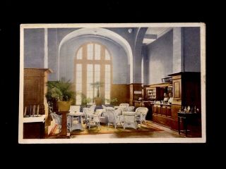C1920 Lobby,  Grand Hotel De Pekin,  Pekin,  (beijing) China Vintage Postcard
