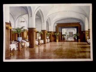 C1920 Dining Room,  Grand Hotel De Pekin,  Pekin,  (beijing) China Vintage Postcard
