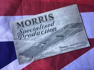 Morris Motors Cowley Oxford 1936 Specialised Production Booklet Vintage Cars 8