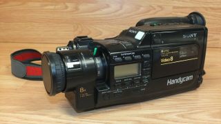 Vintage Sony Handycam Ntsc (ccd - F70) Video 8 Camera Recorder / Camcorder