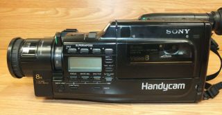 Vintage Sony Handycam NTSC (CCD - F70) Video 8 Camera Recorder / Camcorder 2