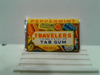 Vtg 1948 American Chewing Gum Wrapper Tab Stick