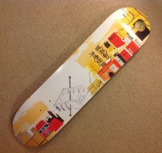 Nos Vintage Krooked Mark Gonzales Dan Drehobl Cityscape Skateboard Deck 2/14/03