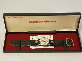 Vintage Bradley Time Mickey Mouse Watch Swiss Made