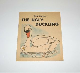 Vtg Advertising Red Goose Shoes Walt Disney The Ugly Duckling Comic Book Premium