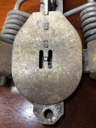 vintage Herter ' s Hudson bay 4 coil spring animal trap 3
