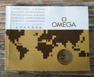 Vintage Omega Guarantee Papers Speedmaster Seamaster Stamped,  Receipt