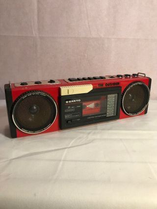 Vintage Sanyo The Outsider Boombox Am/fm Cassette Player M – Gt7