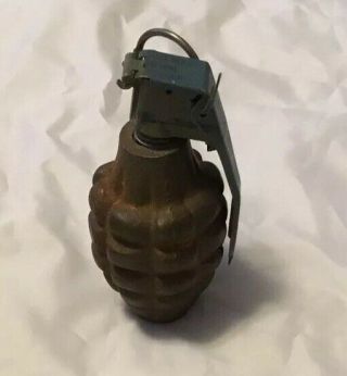 Vintage Pineapple Style Practice Hand Grenade Dummy Fuze M228 2