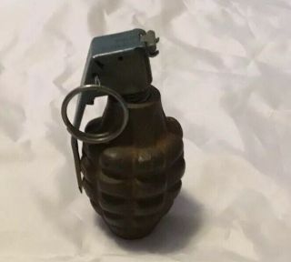 Vintage Pineapple Style Practice Hand Grenade Dummy Fuze M228 3