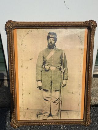 Antique African American Civil War Soldier