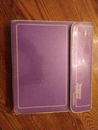 1980s Vintage Mead Trapper Keeper Notebook Purple Binder W/10 Folders