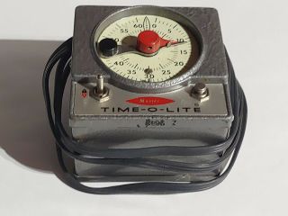 Vintage Master TIME - O - LITE Model M - 72 Industrial 60 sec Timer for Photo Enlarger 3