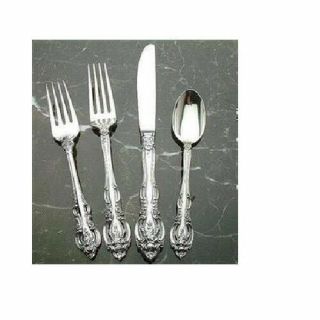 La Scala By Gorham,  4 Piece Place Setting Of Sterling Silver Flatware