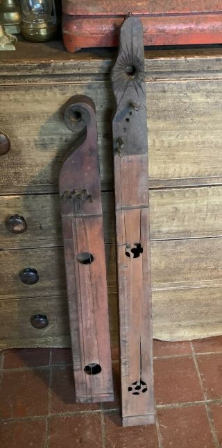 2 Antique Wooden Dulcimer Dulcimers For Repair Or Restoration