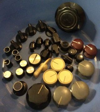 Various Types Vintage Knobs