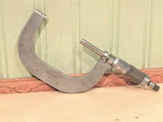 Vintage Brown & Sharpe Mfg Co.  Micrometer Metalworking Measuring Tool 2 - 3