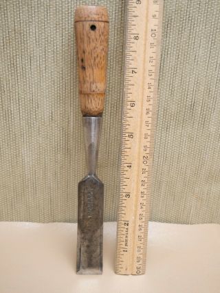 Old Wood Tools Vintage Witherby 7/8 " Bevel Edge Socket Chisel