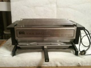 Vintage Regal Stainless Steel The Griller Smokeless Indoor Grill
