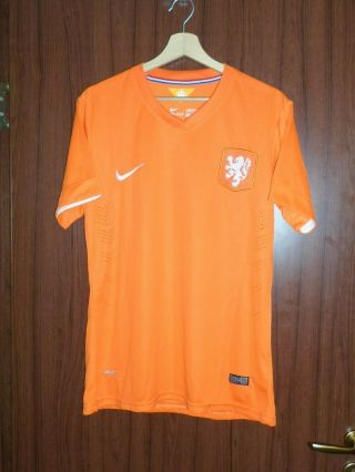 Holland 2014 World Cup Football Shirt Jersey Size M Nike Tricot Netherland