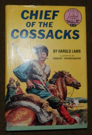 Vtg Landmark Book Chief Of The Cossacks Dust Jacket Hb Illustrated 1st Printing