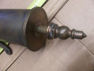 Large Antique Brass Steam Engine Whistle 3