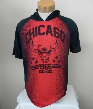 Chicago Bulls Nba Hoodie Shirt Sz.  Large U.  S.