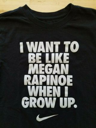 I Want To Be Like Megan Rapinoe Uswnt T - Shirt S Usa Soccer World Cup Jersey