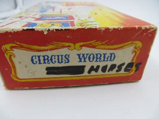 Vintage Circus World O Scale Horses