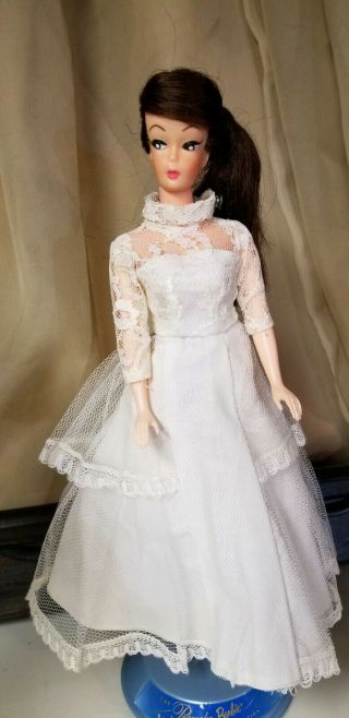 Vtg Side Ponytail Wendy By Elite Barbie Clone In Wedding Dress