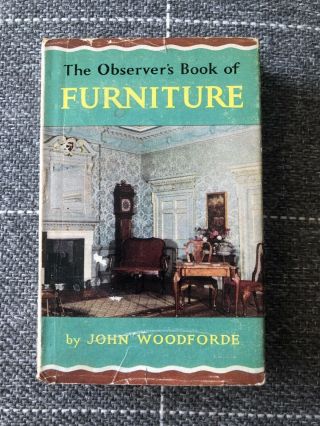 Observer Book Furniture Warne 35 Old Style Dust Jacket By John Woodforde