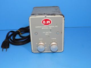 Vintage Barker & Williamson T - R Antenna Switch 381c