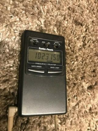 Vintage Rf Frequency Counter Radio Shack 22 - 305