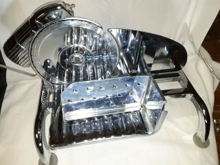 Vintage Rival 1101e - 2 Electric Food Deli Meat Cheese Slicer Chrome 120v