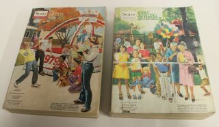 2 Vintage Sears Catalogs; Fall Winter 1979 & Spring Summer 1980; 1500,  Pages Ea