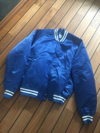 Vintage Los Angeles Dodgers Chalk Line Blue Jacket Adult Sz Large 42 1970s 80s