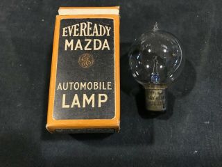 Vintage Mazda 138 Automotive Tipped Headlight Bulb 9 Volt 27cp Nos Nos