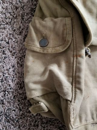 Tan US Army Shoulder Bag Backpack Rucksack Vintage Mussette Feild bag 2