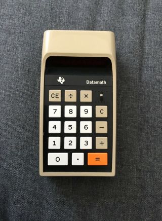 Vintage Texas Instruments Ti - 2500 Datamath Electronic Calculator - T
