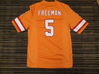 Josh Freeman 5 Tampa Bay Buccaneers Nike Orange Mens Nfl Game Football Jersey S