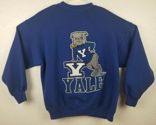 Vintage 90s Yale University Bulldogs Russell Athletic Sweatshirt,  Size Large Mens