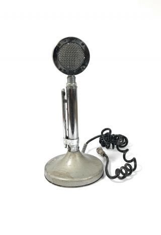 Astatic D - 104 Vintage Microphone W Base 4 - Pin Non Parts Only
