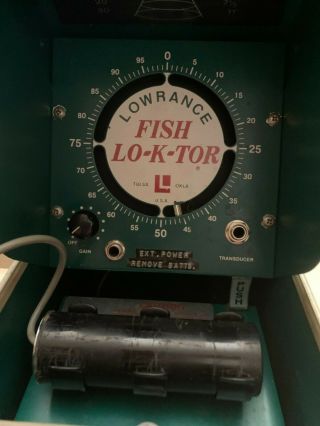 Lowrance Vintage Fish Finder Locator Lo - K - Tor Lfp - 300