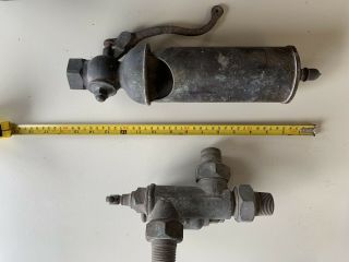 Vintage Buckeye Brass Steam Whistle - Dayton,  Ohio W/additional Valve