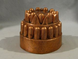Antique Architectural Copper Pudding Mold 57
