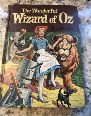 Collectible Vintage Whitman Book The Wonderful Wizard Of Oz By L.  Frank Baum 1957