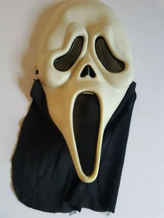 Ghost Face Scream Movie Inspired Mask Easter Unlimited Fun World Vtg