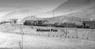 Southern Pacific Negative 4101 Cab - Ahead Derailment Altamont 1953