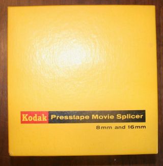 Kodak Presstape Universal Splicer 8mm Super8 16mm No 64 Vintage